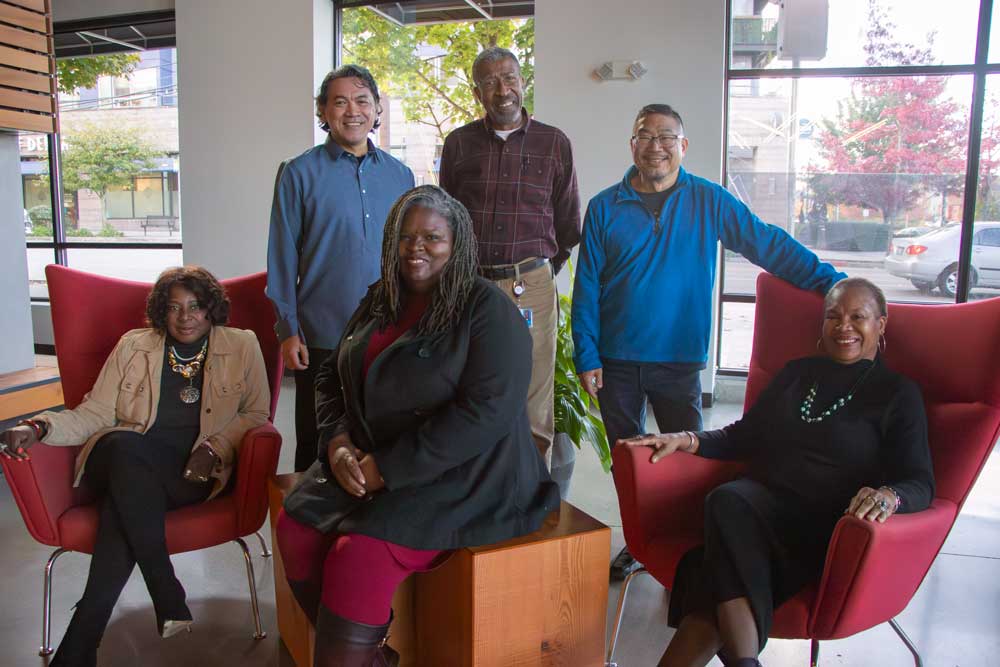 Community Advisory Board Members: Winona Hollins-Hauge, G De Castro, Mary Mitchell, George Dicks, John Kim, Dian Ferguson